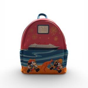 Loungefly Red and Blue Disney Backpack